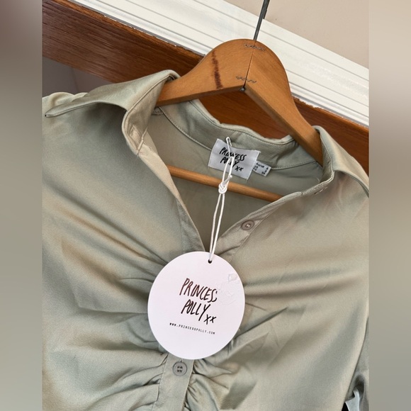 Princess Polly NWT Luka Mini Dress Green Women’s Size 2 Club Bodycon - Picture 10 of 12